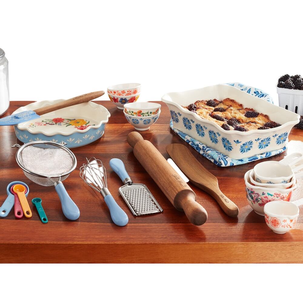 The Pioneer Woman Brilliant Blooms 20-Piece Bake & Prep Set